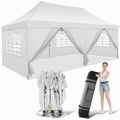 Pavillon 3x3/3x6m Faltpavillon Gartenzelt Partyzelt Wasserdicht Pop Up Pavillion