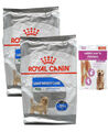 2x8kg Royal Canin Mini Light Weight Care + 80g Fleischsnacks