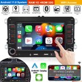 7" Carplay Android 11 Autoradio GPS Navi Für VW GOLF 5 6 Passat Doppel-Din