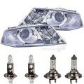 Halogen Scheinwerfer Set für Skoda Octavia 04.04-08.07 H1/H7 mit Motor 56741625