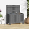 Gartentruhe Kissenbox Gartenbox Auflagenbox Kiste Massivholz Kiefer vidaXL