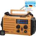 Tragbare Solar Radio, Notfall Radio mit Kurbel, Dynamo Wetter AM/FM/SW Radio,...