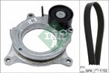 Keilrippenriemen Rippenriemen Satz für BMW Schaeffler INA 529056610 2015 ->