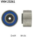 SKF VKM 23261 Umlenkrolle Zahnriemen passend für PEUGEOT 407 SW (6E) 407 (6D)