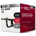 Für BMW X6 E71 (Oris) Anhängerkupplung abnehmbar + E-Satz 7pol spezifisch Set