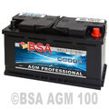 Solarbatterie 12V 100AH AGM GEL USV Batterie Boot Schiff Beleuchtung Wohnmobil