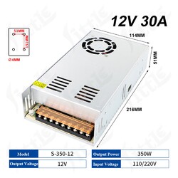 DC 5V 12V 24V LED Netzteil Trafo Schaltnetzteil Adapter Netzteil LED Streifen