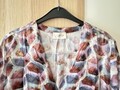 Tolle gemusterte Bluse von Cartoon, Größe 42, Top! 🤩