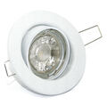 10er Set LED Einbaustrahler dimmbar 230V 5W Decken Leuchte Downlight GU10 Lampen