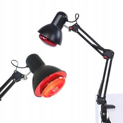 Clip Wärmelampe Infrarotlampe Strahler Rotlichtlampe Therapielampe Heizlampe DHL