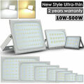 10W-500W LED Flutlicht Strahler Scheinwerfer Garten Außenleuchte Fluter Lampe DE