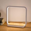 Nachttischlampe mit 10W Wireless Charger Touch Control Dimmbar Lichtwecker Wa...