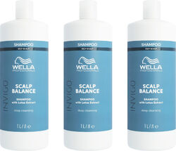 Wella Invigo Balance Aqua Pure Purifying Shampoo 3x1000 ml