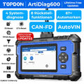 🔥TOPDON AD600 Profi OBD2 Diagnosegerät Auto KFZ Scanner 8 Funktionen Reset TPMS