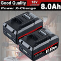 2x 18V 8,0Ah Original Ersatzakku Für Einhell Akku Power X-Change Lithium PXC LED