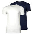 GANT Herren T-Shirt, 2er Pack - C-NECK T-SHIRT 2-PACK, Rundhals, kurzarm, Cot...
