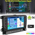 Für VW Golf 5 Touran Caddy Passat DAB 4+64G Carplay Autoradio Android 14 GPS KAM