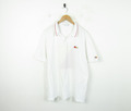  T-Shirt Herren Lacoste Sport kurzärmlig weiß Flagge weiß Poloshirt Top Größe 3XL