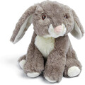 PET Plüsch Kaninchen grau/weiß