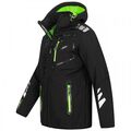 Geographical Norway Vantaa  Softshelljacke Gr.L Schwarz Neongrün Top Zustand