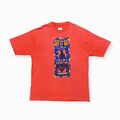90s United Colors of Benetton T-Shirt Baumwolle Rot L