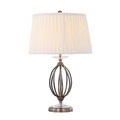 Tischleuchte Schreibtischlampe Wohnzimmerlampe Beistelllampe Messing H 58cm 