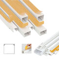 20m PVC Kabelkanal  Kabelleiste weiß selbstklebend 