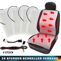 4X Auto KFZ PKW Carbon Sitzheizung Heizmatten mit 5 Stufen Schaltung Universal