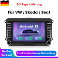 Für VW GOLF 5 6 Touran Polo 6R Android 13 Carplay Autoradio DAB+ GPS Navi SWC BT