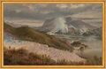 Pink Terraces Charles Blomfield Neuseeland Vulkansee Caldera B A2 01031 Gerahmt