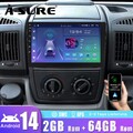 CarPlay 2+64GB Android 14 Autoradio Für Fiat Ducato Citroen Jumper 2007-2023 GPS