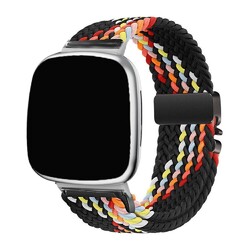 Braided Nylon Loop Armband Für Fitbit Versa 4 3 Fitbit Sense 2 Ersatzband Strap