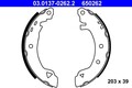 ATE BREMSBACKEN-SATZ HINTERACHSE PASSEND FÜR ALFA ROMEO 145 146 33 FIAT BRAVA