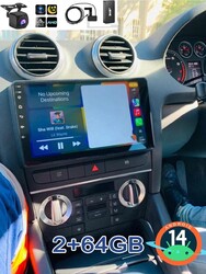 Android 14 2+64GB Für AUDI A3 8P 2003-2012 Autoradio Carplay Navi GPS Kam DAB+