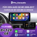 10.25" 8-Kern Android 14 CarPlay Autoradio 128GB DAB+ Für Audi Q5 8R 2008-2017