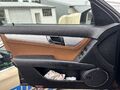 Mercedes W204 Türverkleidung Türpappe Leder Vorne Links Braun Turgriff Ganz