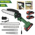 Für 21V Makita Akku Kettensäge Mini Elektro Motorsäge Handkettensäge 6+8 Zoll