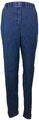 Damen Jeanshose Stretch Hose mit Stickerei, Strass und Komfortbund, Schlupfjeans