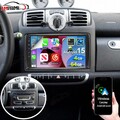 Qualcomm 4+64G Android 15 GPS CarPlay Für 2005-2010 Smart Fortwo 451 Autoradio