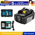 18V 12Ah Akkus + Ladegerät Für Makita BL1850/BL1830/BL1860B Original Ersatzakku