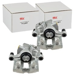 2x NTY BREMSSATTEL HINTEN HINTERACHSE passend für PEUGEOT 508 LINKS+RECHTS