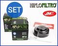 2x Hiflo Ölfilter HF551 + Ölfilterschlüssel für Moto Guzzi Breva 1200 ABS