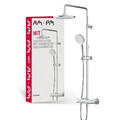 Duschsystem mit Thermostat Duscharmatur Regendusche Duschset Duschsäule Dusche