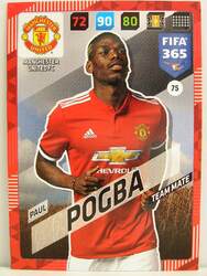 Panini Adrenalyn XL FIFA 365 2018 - #075 Paul Pogba - Manchester United FC
