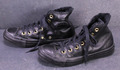 Converse All Star Classic Chucks HI Sneaker Gr. 36 Leder schwarz Fell CB2967