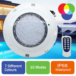 12V 36W LED RGB Poollicht Schwimmbad Poolbeleuchtung UnterwasserTeichbeleuchtung