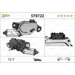 VALEO Wischermotor Hinten 579722