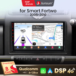 6+128GB Android13 Für Smart Fortwo 451 2010-2015 Autoradio GPS Navi CarPlay DAB+