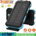 Solar Power Bank 30000mAh Tragbar Externer Batterie Ladegerät für alle Handys