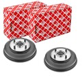 2X FEBI BREMSTROMMELN 203,2mm HINTEN PASSEND FÜR FORD FOCUS | 15993